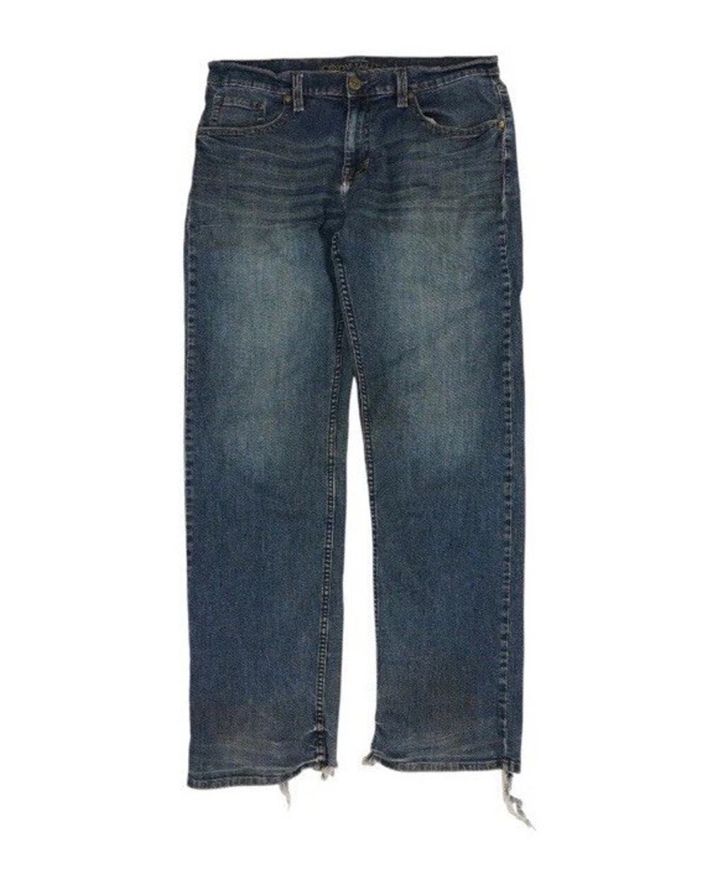 Cody James Mens 36 X 36 Blue Denim Jeans Thrashed